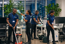 Commercial office cleaning